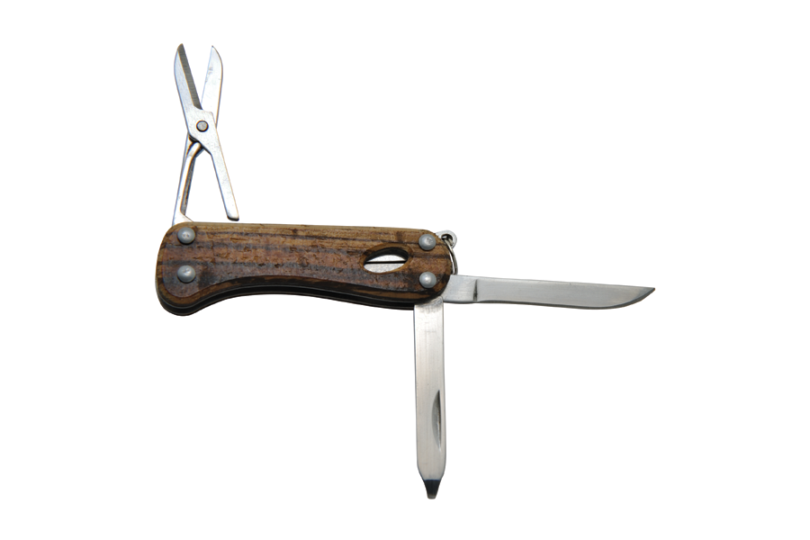 Baladeo ECO170 Barrow Πολυλειτουργικό Μαχαίρι 5 Λειτουργιών, Ξύλο Zebra