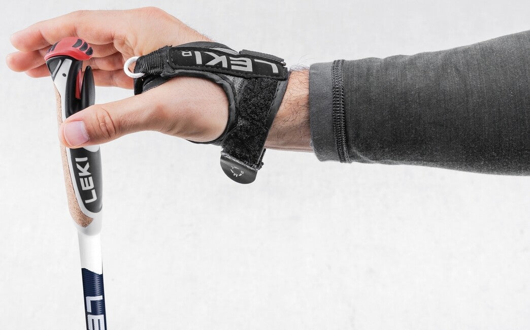LEKI Smart Supreme Nordic Walking μπατόν περιπάτου, ναυτικό μπλε σκούρο μεταλλικό-σκούρο μπλε-λευκό, 100 - 130 cm