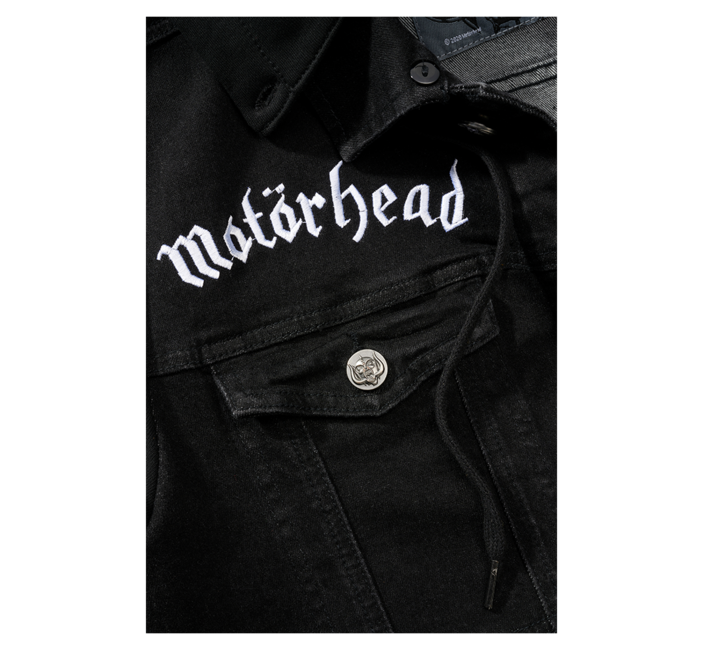 Brandit Motörhead Cradock τζάκετ denim, μαύρο-μαύρο