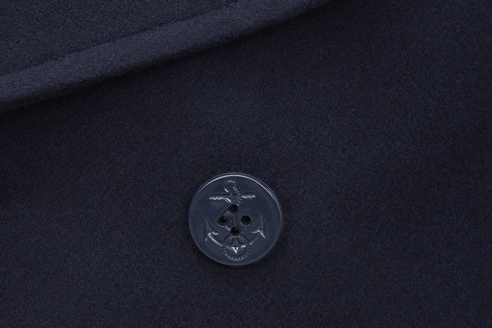 Brandit Pea Coat Ναυτικό Μπλε Μπουφάν