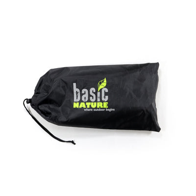 BasicNature Compact Καρέκλα Πτυσσόμενη, Μαύρο / Πορτοκαλί