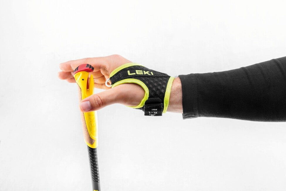 LEKI Evotrail FX.One TA Ραβδοί Trail Running, Μαύρο-Νέον Κίτρινο-Σκούρο Ανθρακί