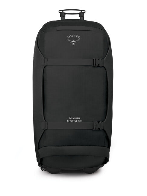OSPREY SHUTTLE 130 Τσάντα Ταξιδιού με Ρόδες, μαύρο