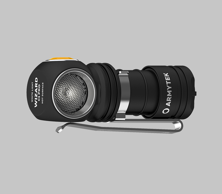 ArmyTek Wizard C1 Pro LED Φακός Κεφαλής με Μαγνητική Βάση και Τροφοδοσία από Μπαταρία Magnet White, 1000 lm, 1440 h, 55 g