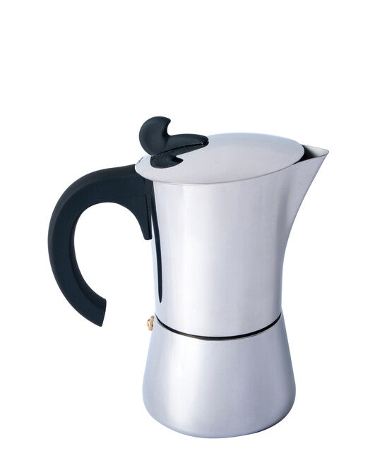 BasicNature Espresso Μοχα 2 φλιτζανιών Stainless Steel