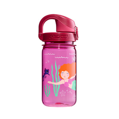 Nalgene Grip-n-Gulp Sustain Παιδικό Μπουκάλι Νερού, pink mermaid, 0,35 L
