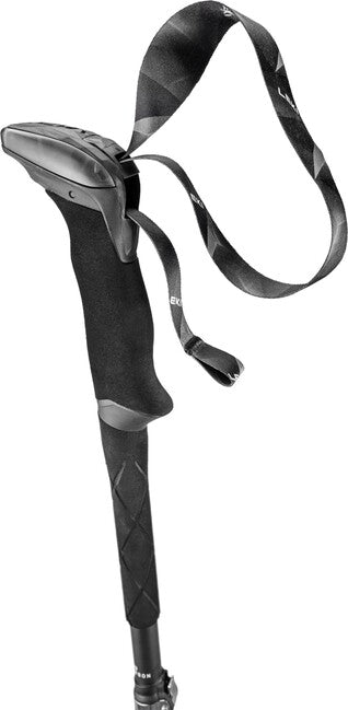 LEKI Makalu FX.One Carbon Ράβδοι Trekking, Μαύρο-Φυσικό Ανθρακικό-Πορτοκαλί