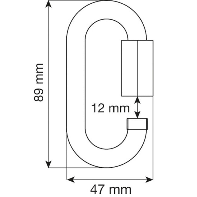 CAMP Oval Quick Link σετ 5 τεμάχια Mailony 10 mm