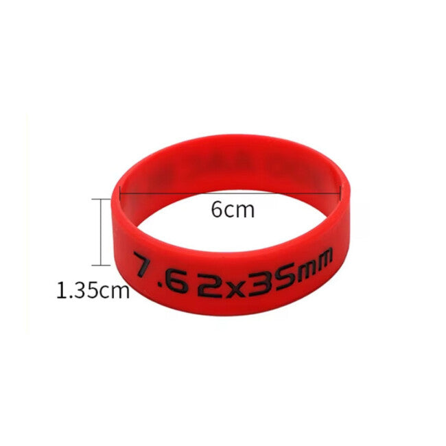 Leguon Torque ελαστική ταινία σήμανσης περιοδικού 7.62 mm, μαύρο-κόκκινο