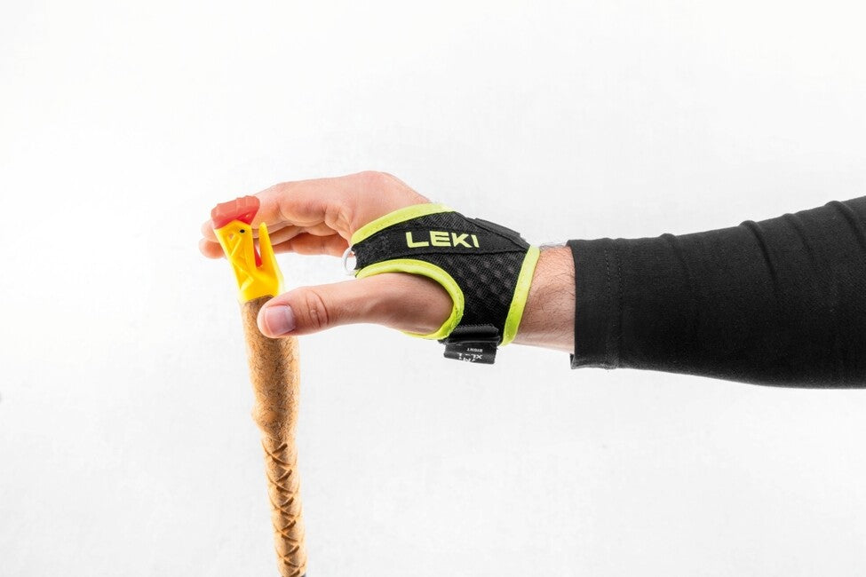 LEKI Ultratrail FX.One Trail Running μπαστούνια, φωτεινό κόκκινο-μαύρο-νέον κίτρινο