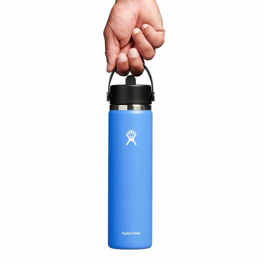 Hydro Flask Θερμός Wide Mouth με Καπάκι Flex Straw Cap 710 ml, Cascade