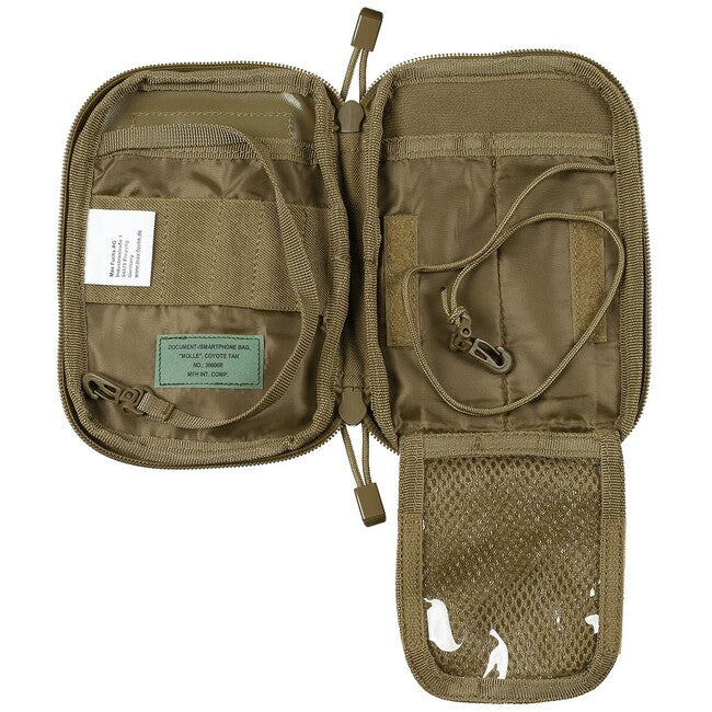 MFH Θήκη MOLLE Εγγράφων/Smartphone, Coyote Tan