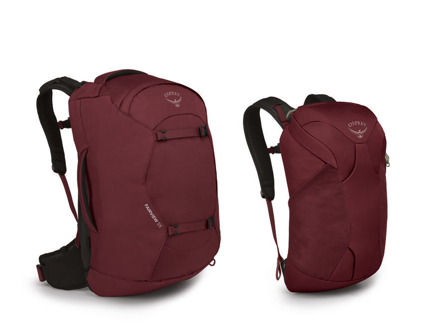 OSPREY FAIRVIEW 55 Σακίδιο Ταξιδιού, zircon red