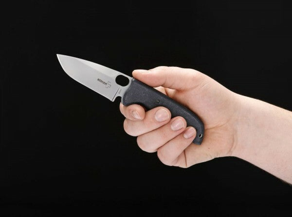 BÖKER® Amsterdam Πτυσσόμενο Μαχαίρι 8,5 cm, Μαύρο, G10
