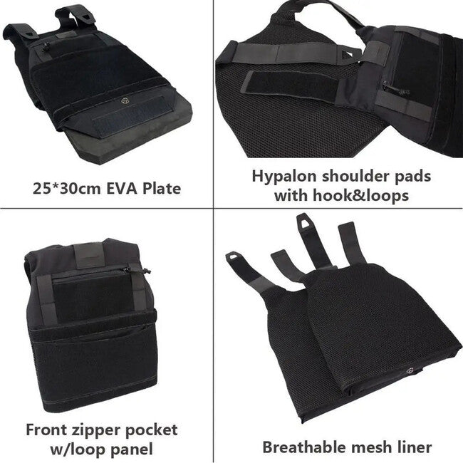 DRAGOWA Tactical Lightning αμάνικο γιλέκο τακτικό, coyote