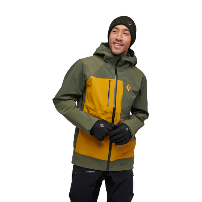 Black Diamond Recon Stretch Pro Shell μπουφάν σκι ανδρικό, tundra-amber