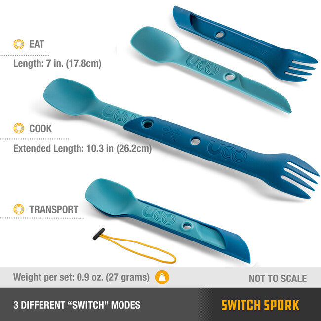 UCO Switch Classic Σετ Σκευών Spork, μπλε