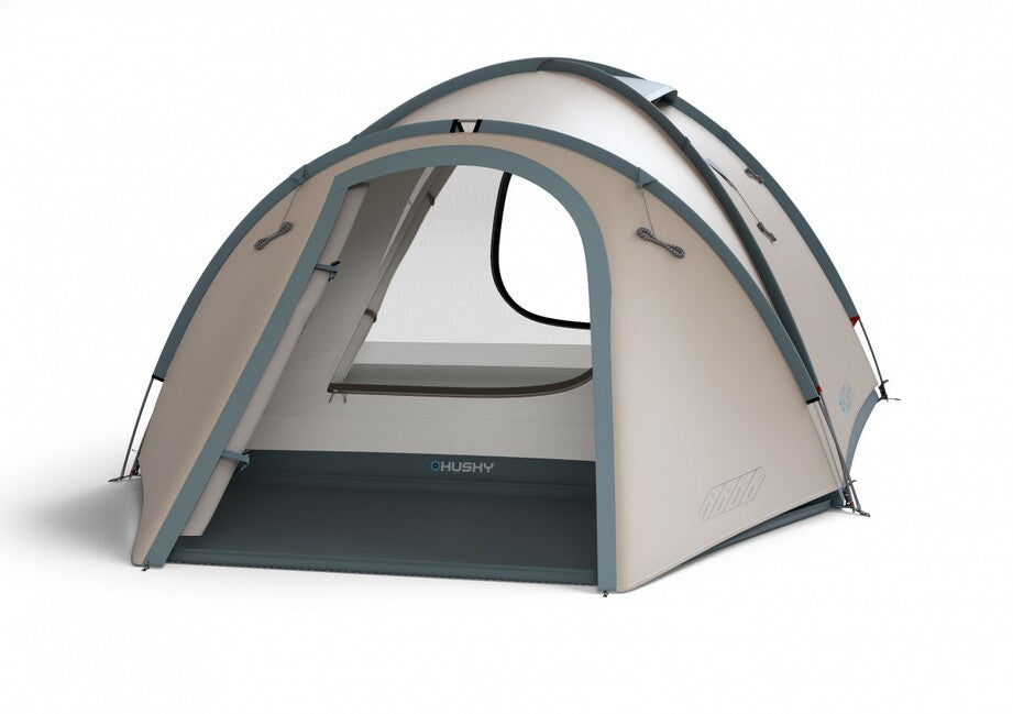 Husky Bizon 3 Classic οικογενειακή σκηνή για 3 άτομα, light grey