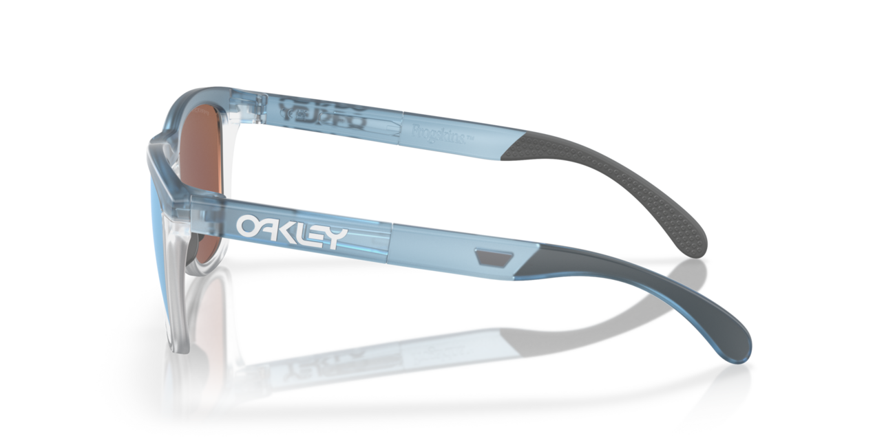 Oakley FROGSKINS RANGE Γυαλιά Ηλίου με σκελετό Trans Stonewash/Clear και φακούς Prizm Deep Water Polarized, 55