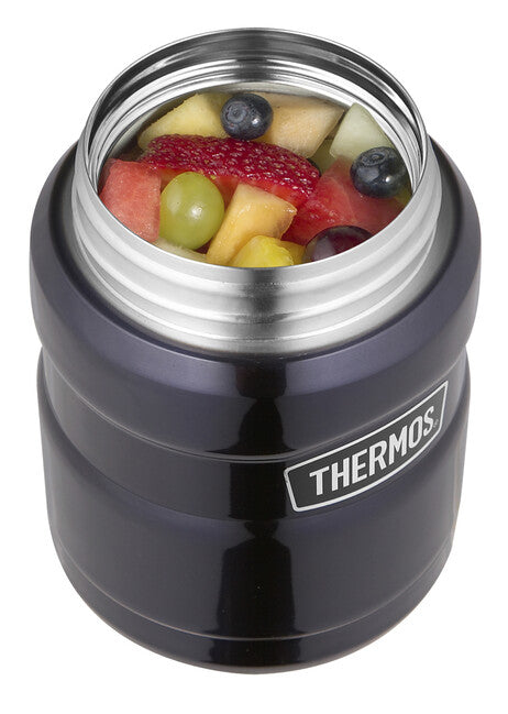 Thermos King Δοχείο Φαγητού με Κουτάλι, Σκούρο Μπλε, 0,47 L