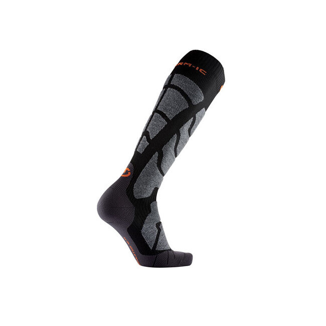 Therm-ic Ski Socks, Grey Black