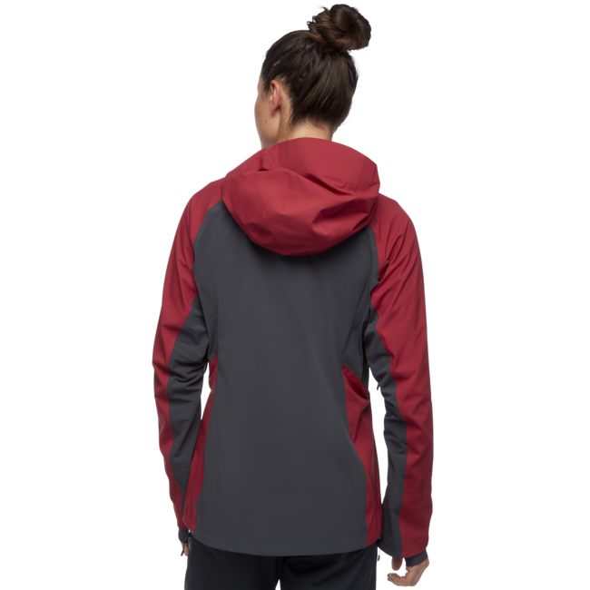 Black Diamond Dawn Patrol Hybrid Shell μπουφάν μεταβατικό γυναικείο, wild rose