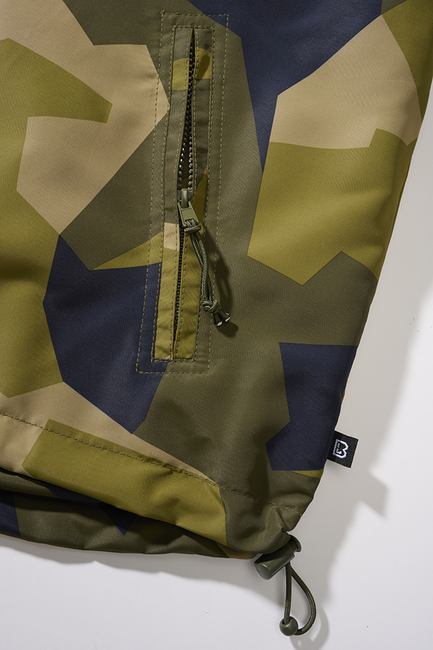 Brandit Frontzip Windbreaker Μπουφάν, Swedish Camo