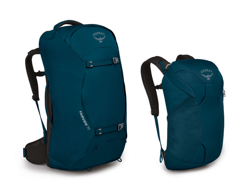 OSPREY Fairview 70 σακίδιο πλάτης ταξιδιού, night jungle blue