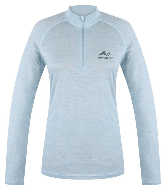 HUSKY Merino Μπλουζάκι DL Merow θερμικό εσώρουχο Zips, faded mint, L