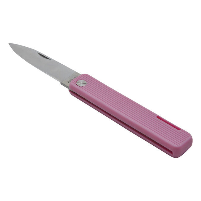 Baladeo ECO354 Papagayo Μαχαίρι Τσέπης 7,5 cm, Λάμα Χάλυβας 420, Λαβή TPE, Ροζ