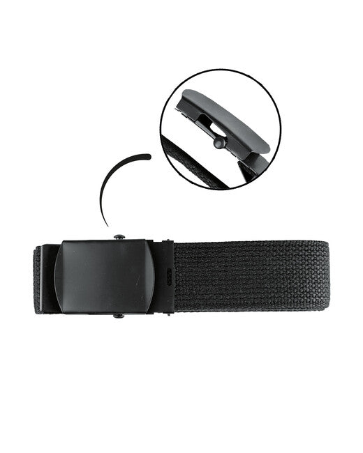 Mil-Tec Ζώνη US με Μαύρη Αγκράφα 38mm, Μαύρο