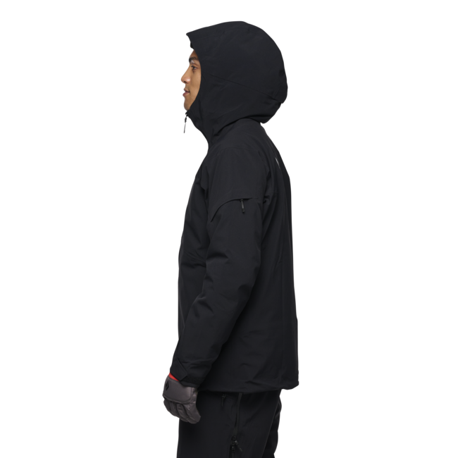 Black Diamond Recon Insulated Shell αδιάβροχο μπουφάν ανδρικό, μαύρο
