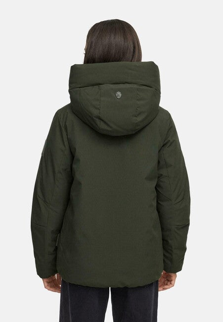 Navahoo Women's Winter Jacket Blutenlicht 14, Dark Olive