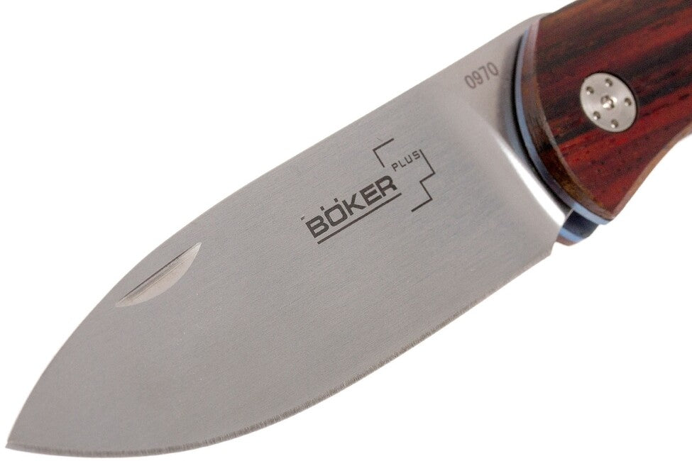 BÖKER® Exskelibur II Μαχαίρι Τσέπης 7 cm, Ξύλο Cocobolo, Τιτάνιο