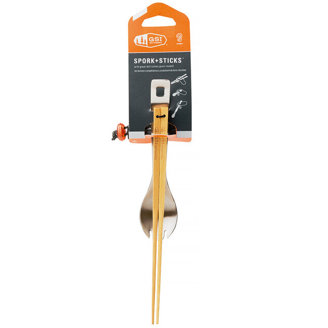 GSI Outdoors Glacier Ανοξείδωτη Σπίρουνα με Ξύλινα Κουτάλια