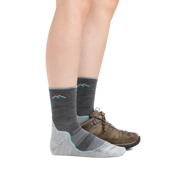 Darn Tough Light Hiker Micro Crew Κάλτσες Ελαφρές με Μαξιλάρι, Slate