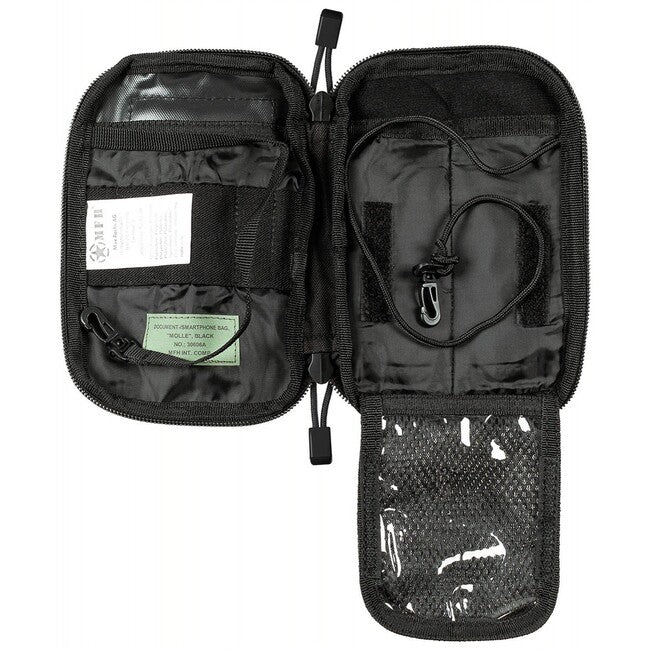 MFH θήκη MOLLE για έγγραφα/smartphone, μαύρο