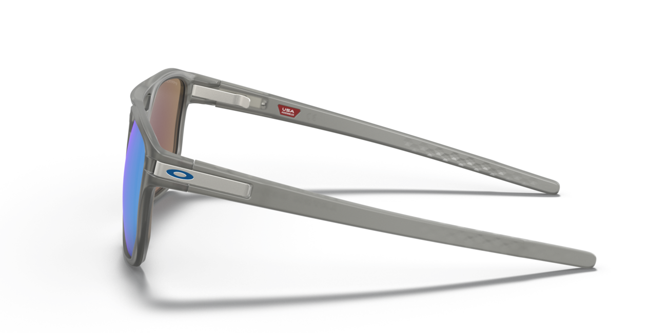 Oakley LATCH BETA Γυαλιά Ηλίου με Σκελετό Matte Grey Ink και Φακούς Prizm Sapphire Irid Polar, 54