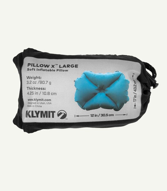 Klymit X Μαξιλάρι, μπλε, μεγάλο