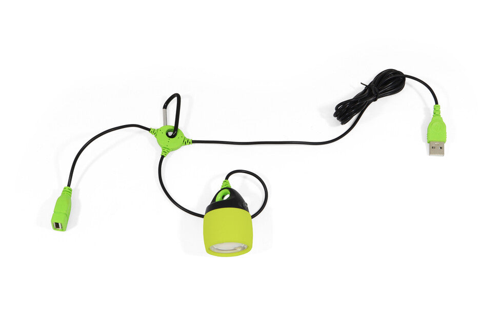 Origin Outdoors Φακός LED Συνδέσιμος, κίτρινο-πράσινο, 200 lumen, θερμό λευκό