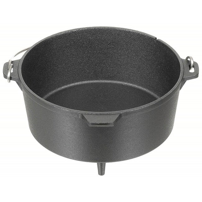 Fox Outdoor Ολλανδική Κατσαρόλα Φωτιάς από Χυτοσίδηρο, περίπου 3,8 λ