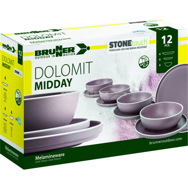 Brunner Midday Dolomit σετ εξοπλισμού κατασκήνωσης, μωβ