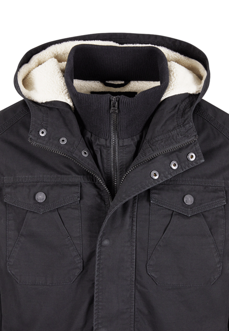 Brandit Meadow Jacket Χειμωνιάτικο μπουφάν ανδρικό, μαύρο