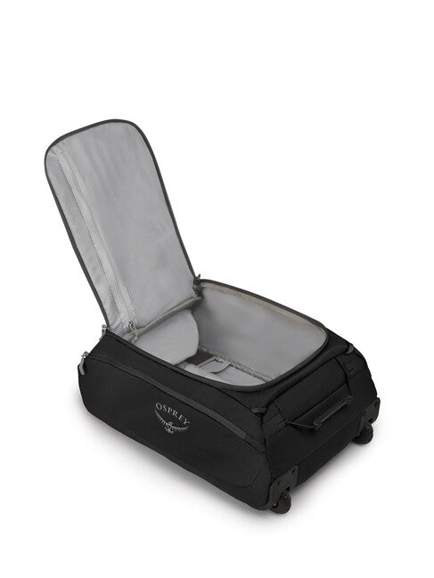 OSPREY DAYLITE CARRY-ON WHLD DUFFEL 40 Τσάντα Ταξιδιού με Ρόδες, μαύρο