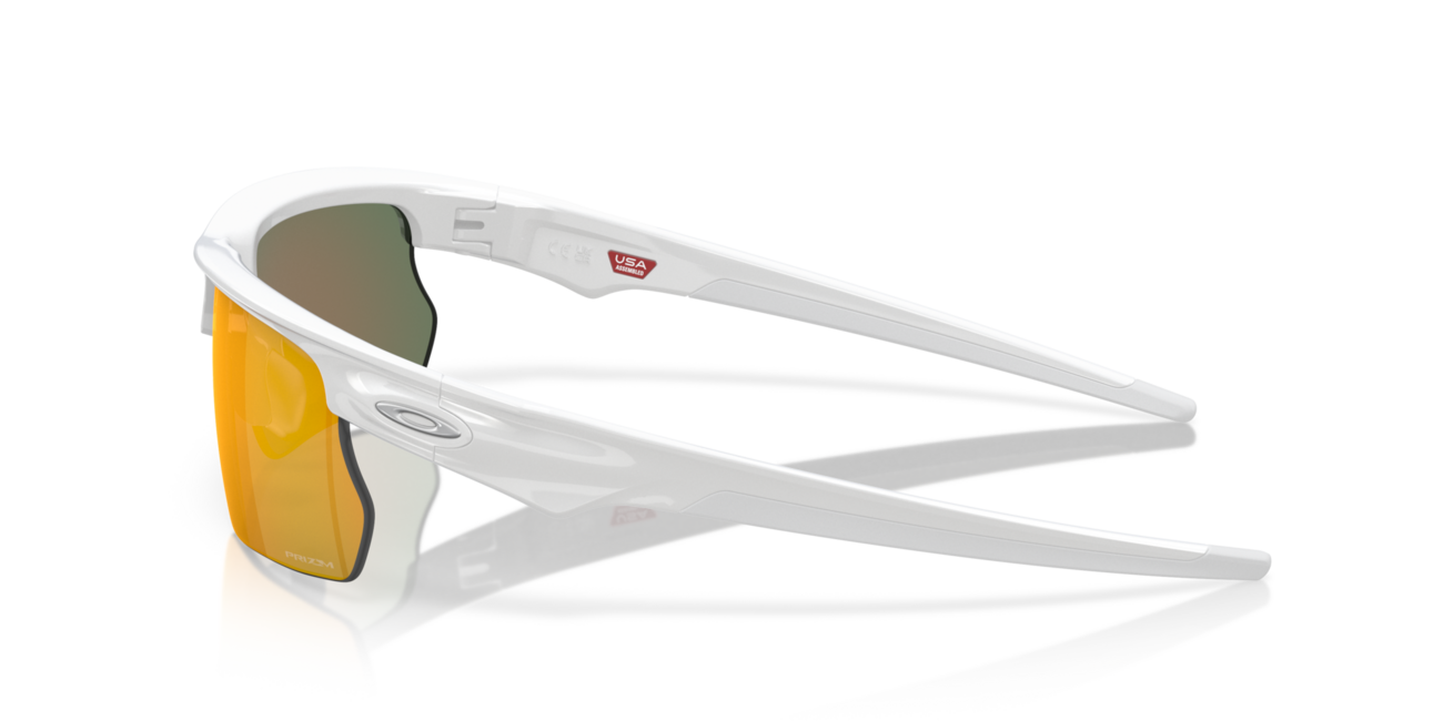 Oakley BISPHAERA Γυαλιά Ηλίου με Σκελετό Polished White και Φακούς Prizm Ruby, 68