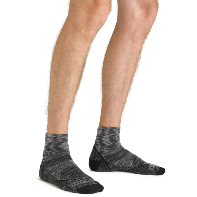 Darn Tough Light Hiker 1/4 κάλτσες ελαφρές με μαξιλάρι, Space Gray
