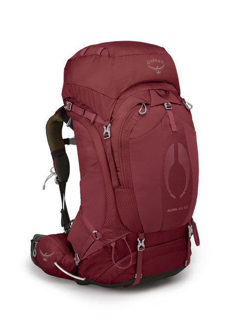 OSPREY AURA AG 65 Σακίδιο Πεζοπορίας, berry sorbet red
