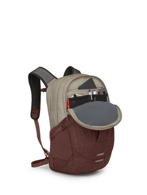 OSPREY COMET Σακίδιο Πλάτης Πόλης, Sawdust Tan/Raisin Red
