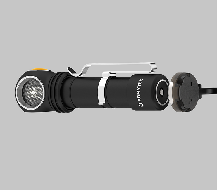 ArmyTek Wizard C2 Magnet φακός κεφαλής LED με μαγνητικό κάτοχο τροφοδοσία μπαταρίας 1200 lm 4800 h 64 g, Λευκό
