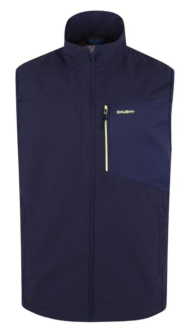 HUSKY Salien αμάνικο γιλέκο softshell ανδρικό M, σκούρο μπλε